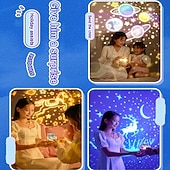 economico Luci Notturne per Bambini-Proiettore Notturno Carousel Bunny 12 Film Musica e Altoparlante Bluetooth Proiettore di Stelle Rotante a 360° per Camera dei Bambini Lampada Nursery Ricaricabile Regalo di San Valentino per Bambine