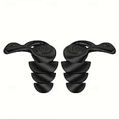 olcso Személyes ápolás és egészség-Újrahasználható szilikon füldugók Zajcsökkentő alváshoz füldugók Kényelmes, puha hallásvédelem horkoláshoz, úszáshoz és csendes éjszakai pihenéshez