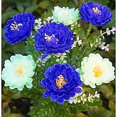 abordables Éclairage au sol-Lampes solaires de jardin, lampe solaire décorative extérieure étanche en forme de fleur, pour jardin, cour, patio, pelouse, décoration extérieure de Noël ou d'Halloween, cadeaux idéaux pour la fête