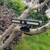 Недорогие Подсветки дорожки и фонарики-Настенные солнечные светильники с водонепроницаемым корпусом, уличные светильники для ограждений, переносные светильники безопасности на солнечных батареях для ограждений, гаражей, кемпингов