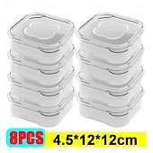 levne Kuchyňská úložiště-Lednička mražené maso box na konzervaci potravin průhledná mrazicí nádoba na maso a zeleninu s víkem chladnička mražené maso přihrádka na maso mrazák box na uchovávání čerstvého jídla