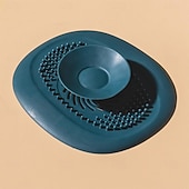 voordelige Badkamergadgets-siliconen vloerafvoer - badkamerarmatuur met haarvanger badstop gootsteenzeeffilter - voor afvoeren kranen douches - thuis &amp;tuinaccessoires
