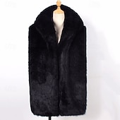 baratos Gilets-Homens Colete de camurça sintética Colete Gilet Ao ar livre Diário Moda Casual Outono Inverno Bolsos Jeans Manter Quente Confortável Tecido Zíper Com Capuz Normal Preto Amarelo Colete