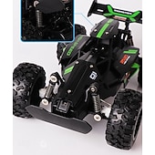 Недорогие Дроны и игрушки на радиоуправлении-Высокоскоростной радиоуправляемый монстр-трак - масштаб 1:18 2,4 ГГц радиоуправляемый внедорожник с перезаряжаемой батареей - Внедорожное транспортное средство для детей Рождественский подарок