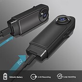 abordables Caméras IP d'intérieur-Mini caméra de police portable multifonction 1080p ultra HD, compacte et portable, idéale pour le sport &amp;enregistreur vidéo extérieur