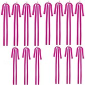 billige Sløyfer og bånd-6 stk. store fløyelssløyfer til julepynt – elegant hengende julepynt med gullring til juletre, krans og girlander – ingen strøm nødvendig, enkel å henge opp, perfekt til feriehuset, festen eller