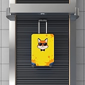 cheap Home Wear &amp; Home Slippers-Fox Animal Print Luggage Cover Stretch Suitcase Protector Elastic Travel Baggage Cover