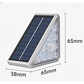 Недорогие Подсветки дорожки и фонарики-Светильники для лестниц на солнечных батареях, уличные светильники для лестниц, водонепроницаемые, с автоматическим включением/выключением - теплый белый свет 3000 К для ступеней, лестниц, террас,