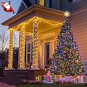 cheap LED String Lights-Christmas Solar / USB Powered Remote Controlled Tree Light 100m1000LEDs 8 Modes Lighting Outdoor Waterproof Garden Fairy String Lights for New Year&#039;s Wedding Patio Garden Camping Holiday Party Decor