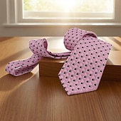 economico Cravatte e papillon da uomo-Per uomo Cravatte Ufficio Classico Strisce e Quadri Serata Formale Data Festa &amp; Sera Festival