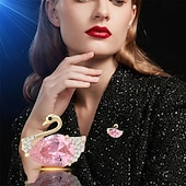 economico Spille e fermagli-Spille Retrò Animale Elegante Moda Personalizzato Semplice Spilla Gioielli Rosa Chiaro Per Matrimonio Feste Regalo Fidanzamento Balli di fine anno Festival