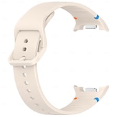 Χαμηλού Κόστους Ζώνες ρολογιών Samsung-Παρακολουθήστε το συγκρότημα για Samsung Galaxy Ρολόι 8 40/44mm Ρολόι 8 Classic 46mm σιλικόνη Αντικατάσταση Λουρί Αδιάβροχη Αθλητικό Μπρασελέ Μοντέρνο Κούμπωμα Περικάρπιο