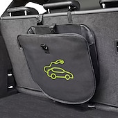 رخيصةأون منظمو السيارات-حقيبة تنظيم كابلات كهربائية - حقيبة تخزين محمولة لأسلاك توصيل الكابلات &amp;خراطيم مصنوعة من مادة البوليستر المتينة مثالية لإدارة كابلات شواحن المركبات الكهربائية