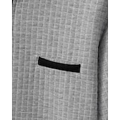 economico Polo classica da uomo-Per uomo Polo Polo con zip a un quarto Abbigliamento quotidiano Data Zip a un quarto Manica Corta Moda Essenziale Semplice Jacquard Cerniera Estate Vestibilità regolare Nero Bianco Blu marino