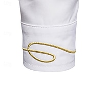 preiswerte Freizeithemden für Herren-Herren Hemd Freizeithemd Knopfhemd Designerhemd Besticktes Hemd Schwarz Weiß Rote Marineblau Langarm Einfach Kragen Urlaub Lässig Bestickt Bekleidung Polyester Mode Modern Lässig