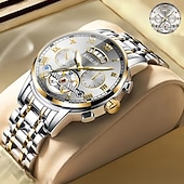 Χαμηλού Κόστους Ρολόγια Quartz-Προηγμένο Ρολόι Χεριού Ανδρών Μοντέρνο Αντρικό Ρολόι Quartz Μοντέρνο Ημερολόγιο Λαμπερός Δείκτης Η Καλύτερη Επιλογή Δώρου για Άντρες