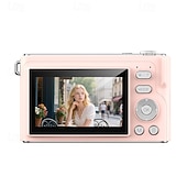 halpa Digitaalikamera-Uusi 4k fhd -digikamera 64 gigatavun muistikortilla vuodelta 2025, kompakti, pieni ja edullinen ladattava valokuvauskamera, 64 megapikselin automaattitarkennuskamera, erittäin sopiva aloitteleville