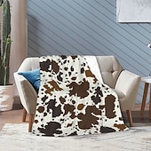 billige Tepper og pledd-Teppe Fleece-tepper Kasteteppe til sofaen Kutrykk Vestlig Bohem Sofa Seng Dekorativt teppe Varmt teppe Gave Hjemmedekor