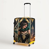 cheap Home Wear &amp; Home Slippers-Elegant Woman Print Luggage Cover Stretch Suitcase Protector for Travel