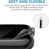 cheap Smartwatch Screen Protectors-[2 Pack] 10 Pack [5 Pack] Watch Screen Protector Compatible with Apple Watch Ultra 49mm Series 8 7 41mm 45mm Series 6 5 4 SE 40mm 44mm Series 3 2 1 38mm 42mm Max Coverage Touch Sensitive Bubble Free