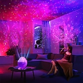 abordables Luces de Decoración de Habitación-Proyector Aurora Huevo de Dinosaurio luz LED nocturna de galaxia control remoto Bluetooth temporizador para decoración de dormitorio y sala de estar regalo de San Valentín