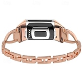 cheap Fitbit Watch Bands-Smart Watch Band Compatible with Fitbit Charge 6 / Fitbit Charge 5 Rhinestone Smartwatch Strap Glitter Crystal Bling Diamond Jewelry Bracelet Replacement Wristband For Fitbit Charge 6 / Fitbit Charge