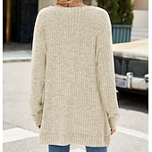 halpa Naisten Yksinkertaiset Paidat-Naisten Pusero Yhtenäinen väri Tyylikäs Vapaa-aika Pitkähihainen Tiukka pyöreä kaula-aukko Tavalliset topit Päivittäin Rypytetty Ruohonvihreä Musta Punastuvan vaaleanpunainen Viini Sininen Kevät