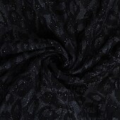 preiswerte Frauen schwarzes Kleid-Damen Minikleid schwarzes kleid Spitzenkleid Elegant Mode Modern Täglich Ferien Ausgehen Normale Passform Leopard Langarm Rundhalsausschnitt Schwarz Herbst Winter