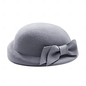 voordelige Feesthoeden-Wol Kentucky Derby Hat / hoed met 1 Bruiloft / Feest / Uitgaan / Valentijnsdag Helm