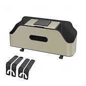 cheap Vehicle Service-3-in-1 Car Backseat Organizer with Tissue Box &amp; Cup Holder Multifunctional Storage Bag for Vehicle Seat, Keep Your Car Neat and Tidy