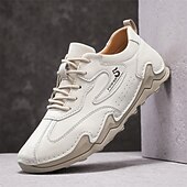 billige Ankelstøvler-Hvite, lette herresneakers med polstret såle og pustende design, komfortable, avslappede tursko for løping, trening og reiser