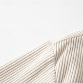 economico Giubbotti Casual-Per uomo Giacca Leggera Giacca in Velluto a Coste Giacca Cargo Giacca Casual Vacanza Quotidiano Traspirante Tasca Primavera Autunno Semplice Moda Classico Bavero Regolare Nero Cachi Grigio Giacca