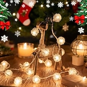 abordables Luces de cadena de fiesta-Luces de Cuerda Diente de León con Control Remoto 8 Modos 10m 80LED Lindas Luces de Hadas Blanco Cálido para Árbol Dormitorio Ambiente Festivo Decoración de Fiesta de Boda Cumpleaños