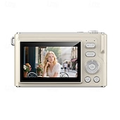 halpa Digitaalikamera-Uusi 4k fhd -digikamera 64 gigatavun muistikortilla vuodelta 2025, kompakti, pieni ja edullinen ladattava valokuvauskamera, 64 megapikselin automaattitarkennuskamera, erittäin sopiva aloitteleville