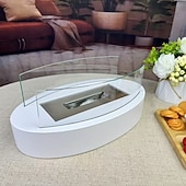 abordables Équipement de Camping-feu de table cheminée de table alcool à friction avec pare-flamme