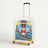 baratos Desgaste em casa e chinelos em casa-Capa protetora elástica para mala de viagem em estilo náutico.