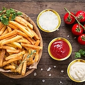 economico Set da Cucina-Set di 16 piatti rotondi in acciaio inox per salse, piatti dorati per salse, cucchiai dorati