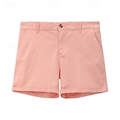 Χαμηλού Κόστους σορτς εργασίας-Ανδρικά Φόρεμα Σορτς Σορτς εργασίας Σορτς του γκολφ Τσέπη Σκέτο Άνεση Αναπνέει σύντομο ΕΞΩΤΕΡΙΚΟΥ ΧΩΡΟΥ Επιχείρηση Αθλήματα Καθημερινό Λευκό Κίτρινο