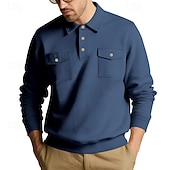 abordables Sudaderas Básicas_-Hombre Sudadera Gris Claro Diseño Plano Bolsillo Diario Deporte Festivos Poliéster Ropa de calle Básico Casual Primavera &amp; Otoño Ropa Sudaderas con capucha Sudaderas Manga Larga