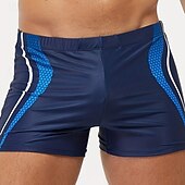 cheap Swim Trunks &amp; Board Shorts-Men's Swim Shorts Swim Trunks Swimwear Bottoms Patchwork Stretchy Breathable Bottoms Surfing Bikini Diving Summer