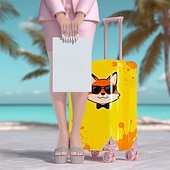 cheap Home Wear &amp; Home Slippers-Fox Animal Print Luggage Cover Stretch Suitcase Protector Elastic Travel Baggage Cover