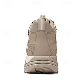 Men's Beige Waterproof Trail Boots – Durable and Comfortable, Perfect for Hiking, Trail Running and All-Day Outdoor Wear cheap Hiking Boots-Men's Beige Waterproof Trail Boots – Durable and Comfortable, Perfect for Hiking, Trail Running and All-Day Outdoor Wear