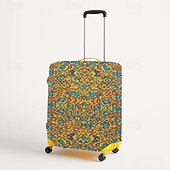 baratos Desgaste em casa e chinelos em casa-Capa protetora elástica para mala de viagem com estampa artística.