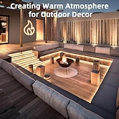 billige Plug Strip Lights-LED neonslyngelys 32,8 fot varm hvit dimbar LED-stripelys DIY fleksibel silikon vanntett neonslyngelys for soverom stue kjøkken innendørs utendørs DC24V (strømadapter inkludert)