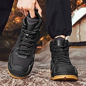 baratos Botas de caminhada-calçados esportivos masculinos bege de cano alto - botas táticas de caminhada duráveis para aventuras ao ar livre