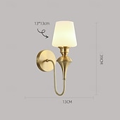 levne Vnitřní nástěnná světla-nástěnné svítidlo s geometrickým matným skleněným stínidlem vhodné pro LED/žárovky/zářivky - 3 žárovky, černé