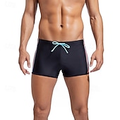 economico Costumi da bagno &amp; Pantaloni da surf-Per uomo Costume da bagno Costume da Bagno Pantaloni da bagno A righe Coulisse Elastico Traspirante Pantaloni Surf Bikini Immersione Estate