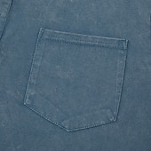 preiswerte Lässiges Henley-T-Shirt-Herren Henley Hemd T-Shirt Langarmshirt Langarm Henley Herbst Winter Retro Mode Designer Nostalgisch Mode Jahrgang Urlaub Straße Ausgehen Schwarz Rosa Marineblau Top T-Shirt für Herren