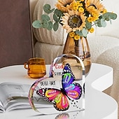 cheap Statues-Christian Gifts for Women Stocking Stuffers for Women Teen Girls - Butterfly Inspirational Religious Gifts for Mom Wife Sister Friends Coworker Female Christmas Birthday Present Home Art Decor Signs