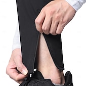 preiswerte Fahrradhosen Herren-Arsuxeo Herren Fahrradhose Fahrradhosen Fahhrad Hosen Unterteile Formpassend Winter Mountainbike MTB Straßenradsport Sport Winddicht Warm Reflektierende Besätze / Fluoreszenz Elastisch Schwarz